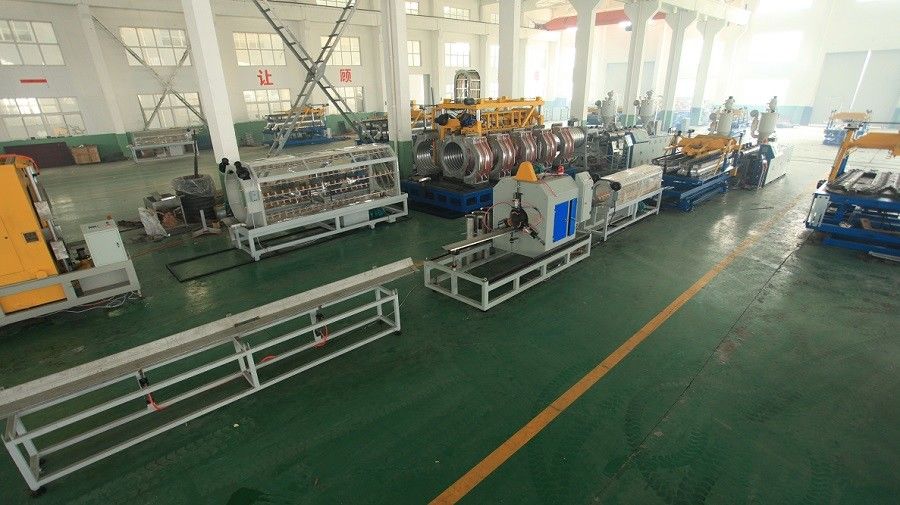 Kecepatan tinggi Double Wall Corrugated Pipe Extrusion Line SBG-800 CE ISO9001