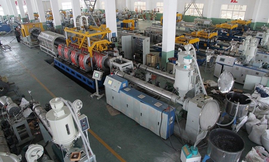 Euro Standar Double Wall Corrugated Pipe Extrusion Line / Mesin HDPE / PP / PVC Pipe