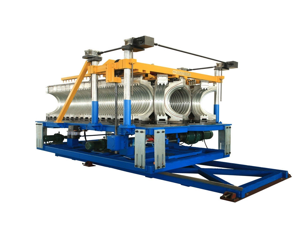 HUASU Double Wall Corrugated Pipe Line Produksi HDPE Double Wall Pipe Extruder SBG-500