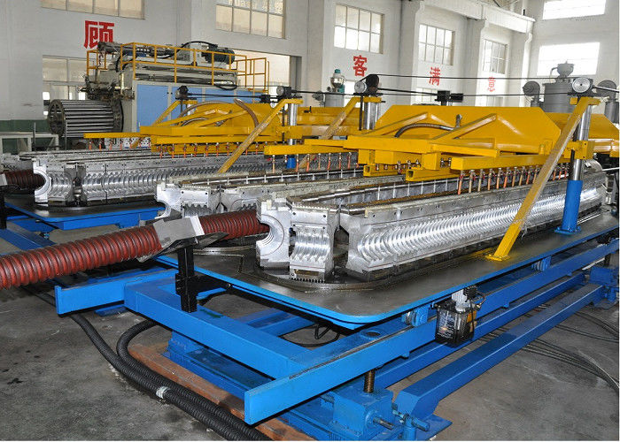 Carbon Spiral Pipe Machinery HDPE Single Wall Corrugated Pipe Line Produksi SLQ-200