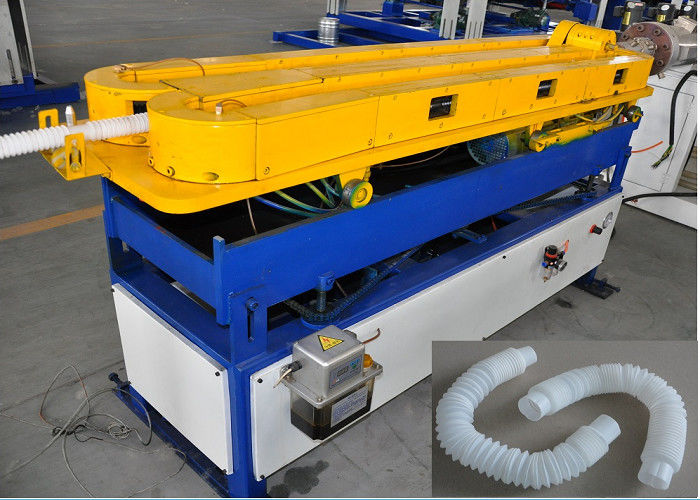 Output Tinggi Single Wall Corrugated Pipe Extrusion Line Dengan Kontrol Otomatis Penuh