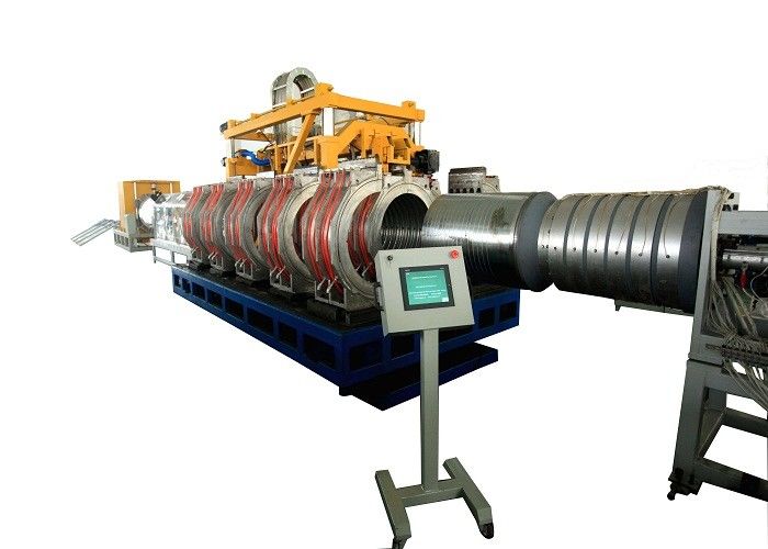 Single Screw PVC Pipe Line Produksi SBG1000 Double Wall PVC Pipe Moulding Machine