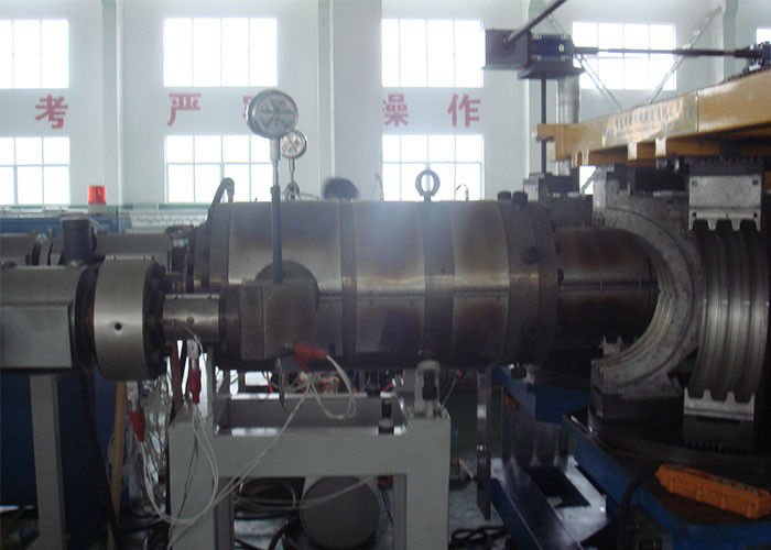 Mesin Pipa Bergelombang Dinding Ganda HDPE PP DWC Dengan Sistem HMI Siemens