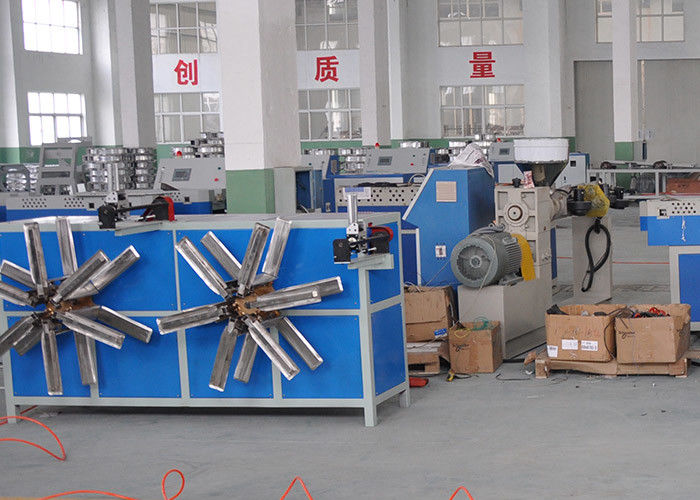 5-Φ16 PE Single Wall Corrugated Pipe Making Machine ekstruder sekrup tunggal