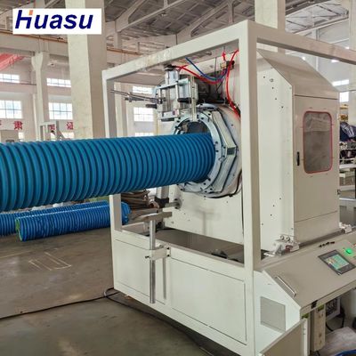 Horizontal Corrugator Type Double Wall Corrugated Pipe Extrusion Line with 60-2000kg/h Capacity and Water Cooling Tank Cooling