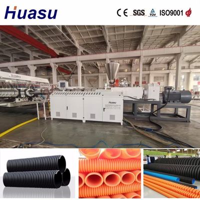 Otomatis Dan Komputerisasi Single Wall Corrugated Pipe Extrusion Line dengan 32mm-1600mm Diameter Range untuk Produktivitas Tinggi