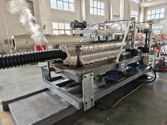 Deep Screw Channel Structure Single Wall Corrugated Pipe Extrusion Line for Versatile Applications and High-Quality Output