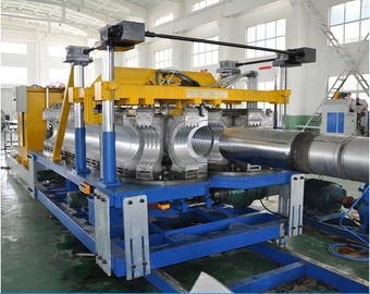 HDPE / PP Double Wall Corrugated Pipe Extrusion Line High Output
