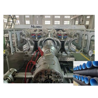 Double Wall Corrugated Pipe Extrusion Line with 32-1600mm Pipe Diameter High Productivity and PLC Control
