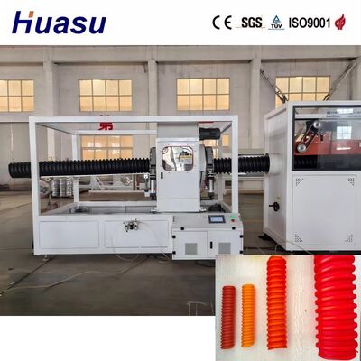 Single Wall Spiral Corrugated Pipe Extrusion Line Creating Electric Cable Conduit with Competitive Spiral Pipe Extrusion Line