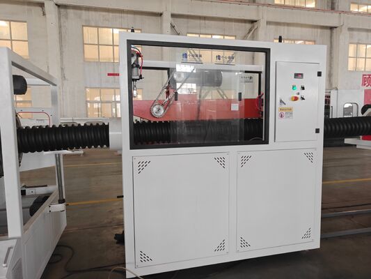 Single Screw Single Wall Corrugated Pipe Extrusion Line Ensuring Plastic Pipe Production Workflow