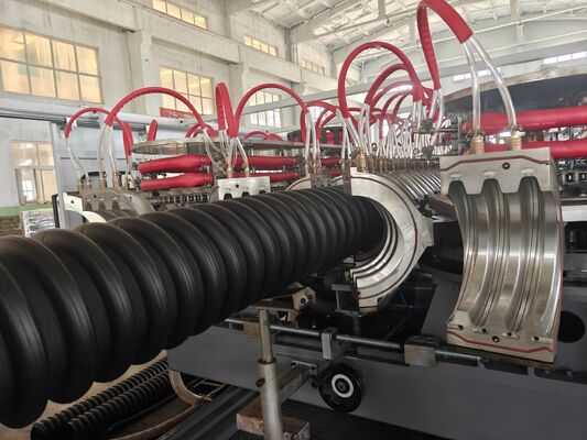 Single Screw Single Wall Corrugated Pipe Extrusion Line Ensuring Plastic Pipe Production Workflow