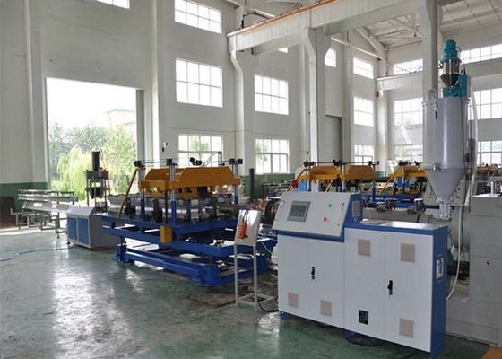 8m/Min plastic Single Wall Corrugated Pipe Extrusion Line