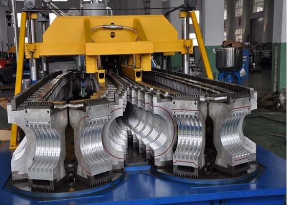 8m/Min plastic Single Wall Corrugated Pipe Extrusion Line
