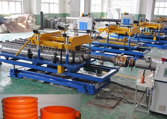 8m/Min plastic Single Wall Corrugated Pipe Extrusion Line