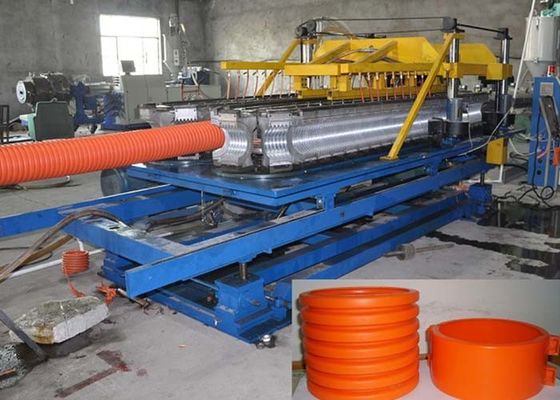 8m/Min plastic Single Wall Corrugated Pipe Extrusion Line